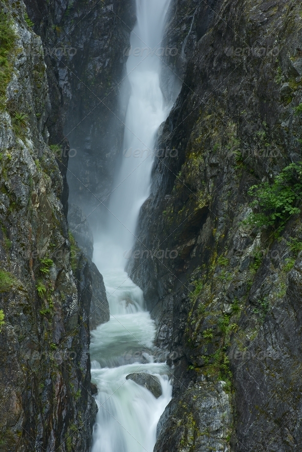 Waterfalls Gorge - Stock Photo - Images
