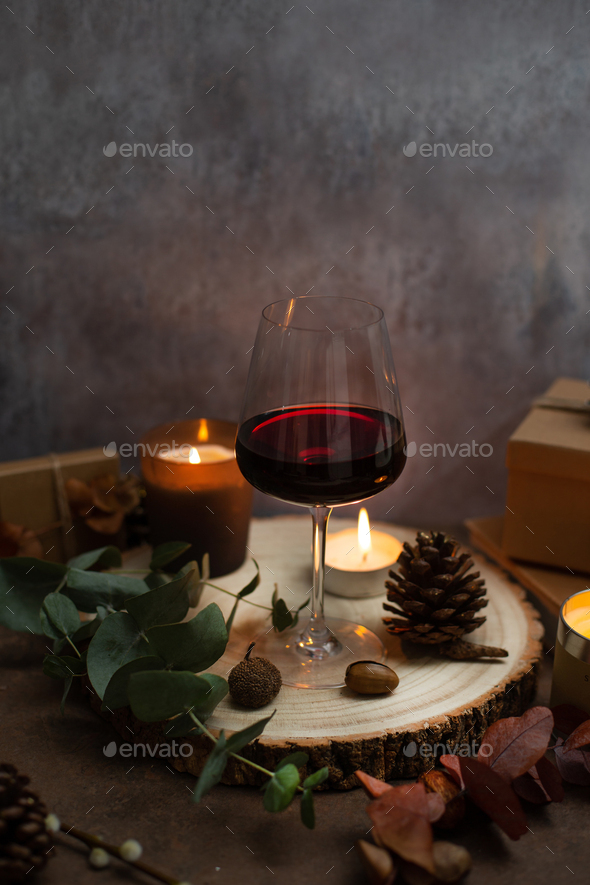 Christmas Mulled Wine Glass