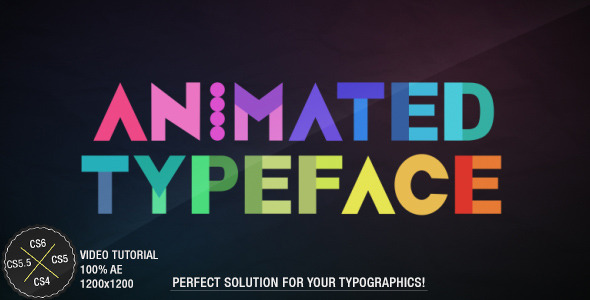 Animated Typeface - VideoHive 3100489
