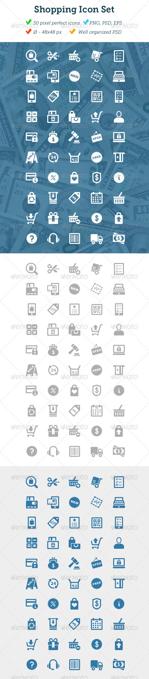 Shopping Icon Set by stre_kaza | GraphicRiver