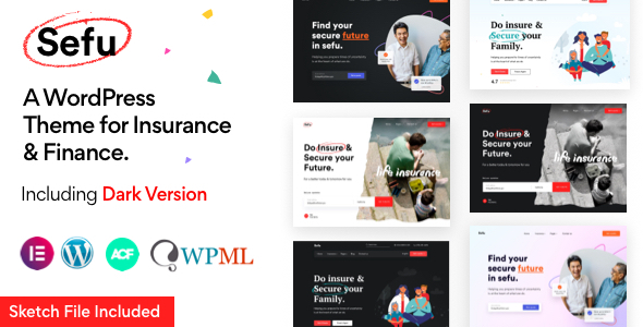 Sefu – Insurance & Finance WordPress Theme