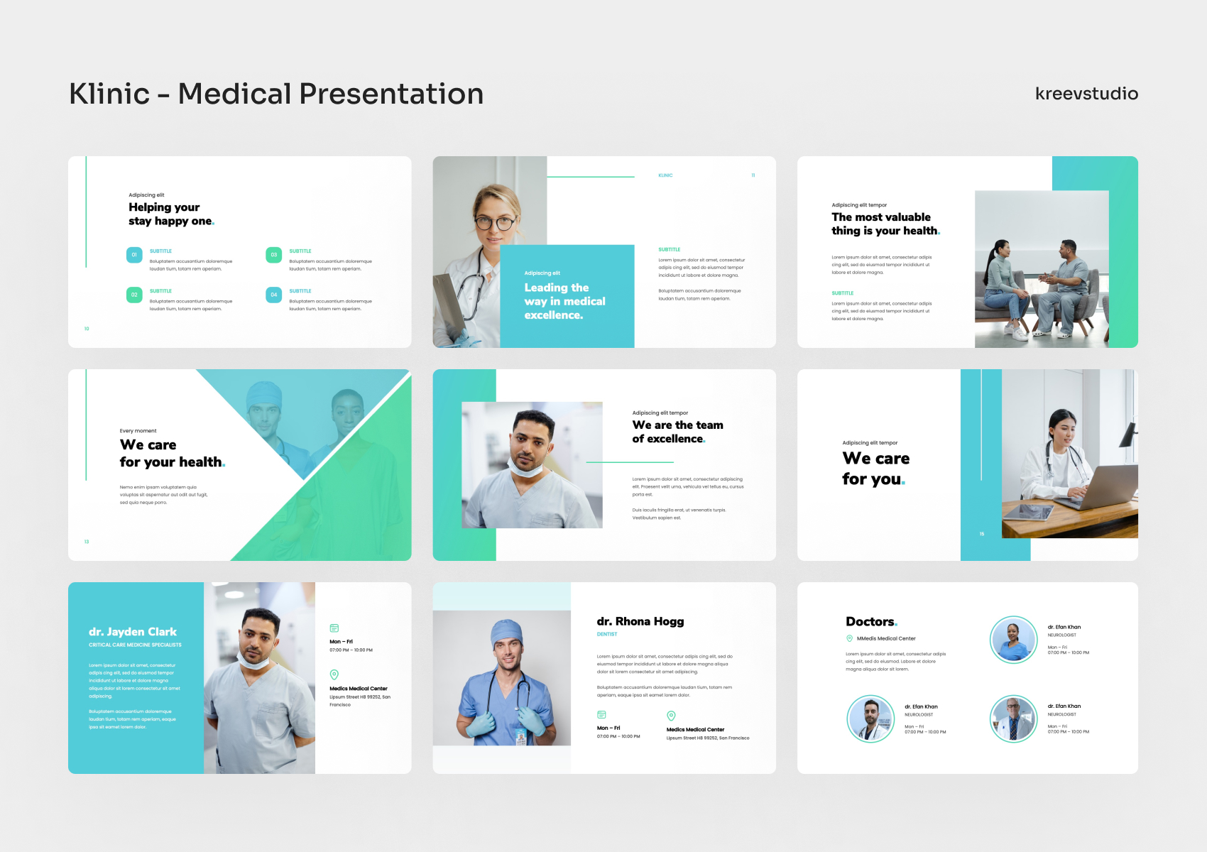 Klinic - Medical PowerPoint Presentation, Presentation Templates ...