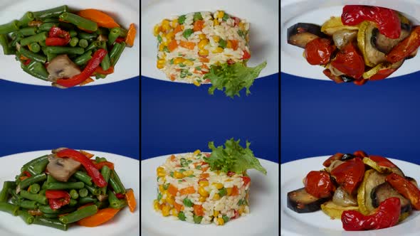 Collage of Rotation of Ready Meals alt