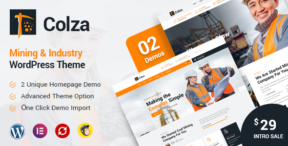 Colza - Mining & Industry WordPress Theme