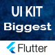 UiKit - The Best Biggest Flutter UI Kit - 10 Apps + 5 Web Apps