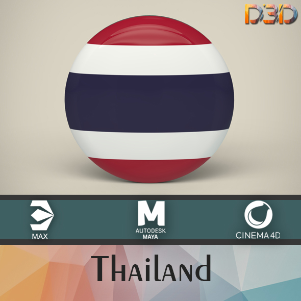 Thailand Badge - 3Docean 34028944
