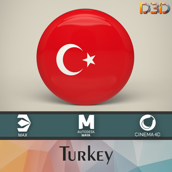 Turkey Badge - 3Docean 34028969