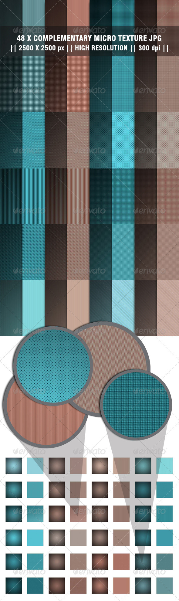 Complementary Micro Textures - Patterns Backgrounds