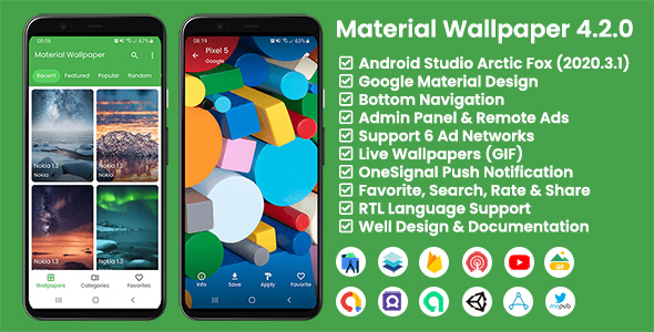 Material Wallpaper - CodeCanyon 11637956