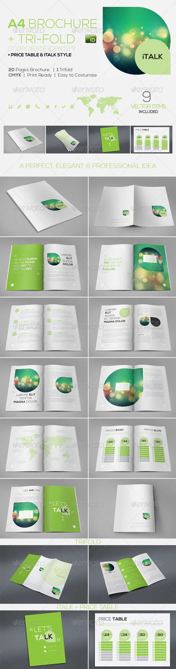 iTalk Elegant Corporate Identity | Brochure +++ - Corporate Brochures