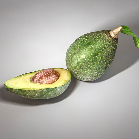 Avocado 3d model - 3Docean 34038473