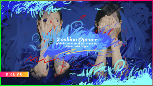 Fashion Opener/ Promo/ Slideshow/ Marketing/ Shop/ Beauty Blog/ Hand Drawing/ Brush/ Black Friday 24