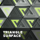 Abstract Background With Moving Triangle Surface - VideoHive Item for Sale