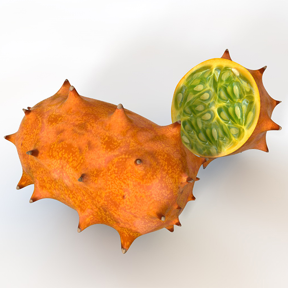 Kiwano 3d model - 3Docean 34051399