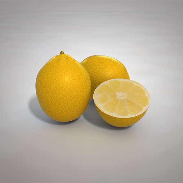 Lemon 3d model - 3Docean 34051418