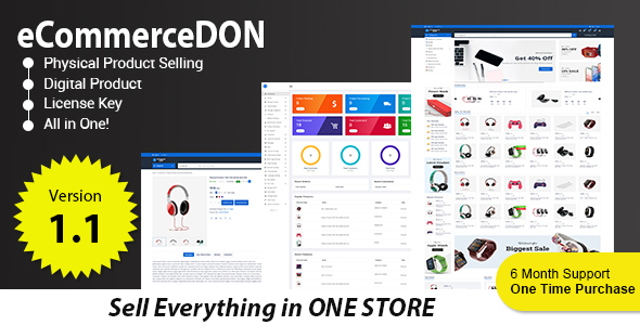 eCommerce DON - Laravel Online Store CMS