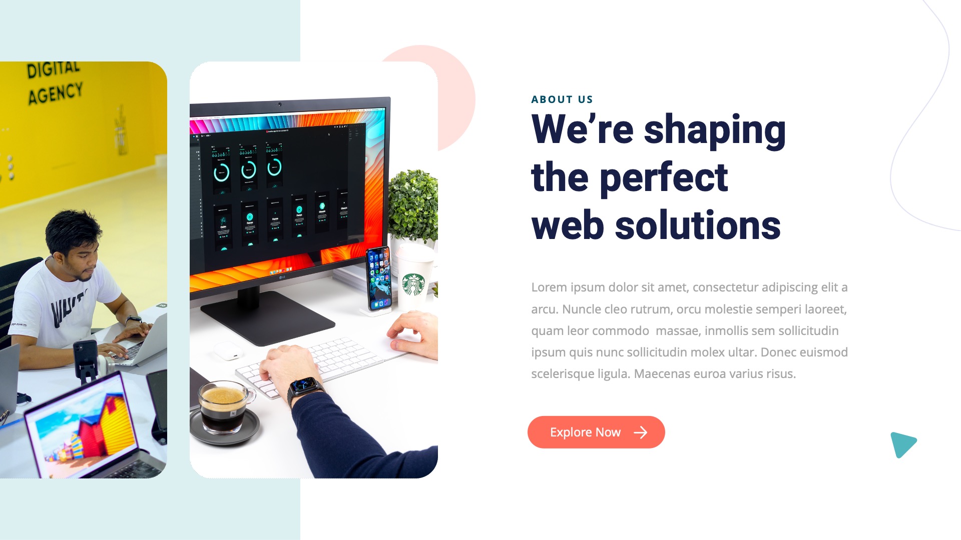 AGENZO - Web Design Agency Powerpoint Template, Presentation Templates