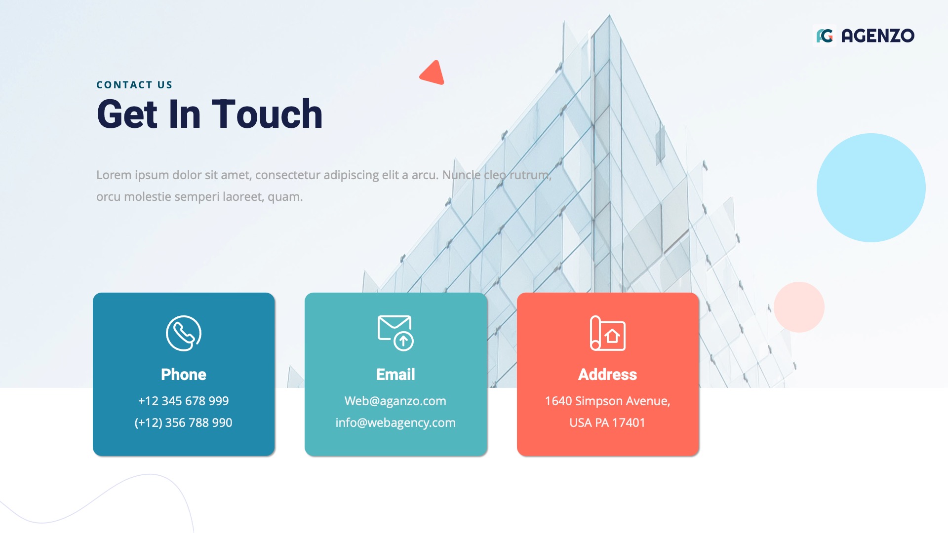AGENZO - Web Design Agency Powerpoint Template, Presentation Templates