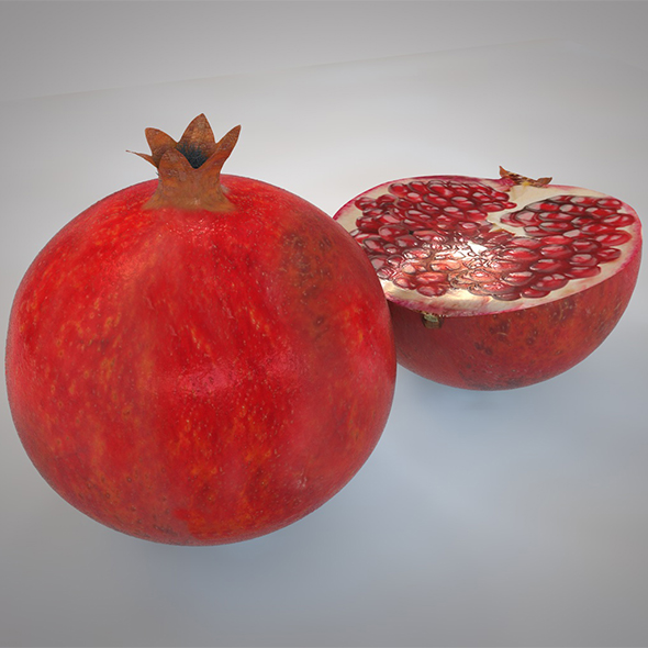 Pomegranate 3d model - 3Docean 34053152