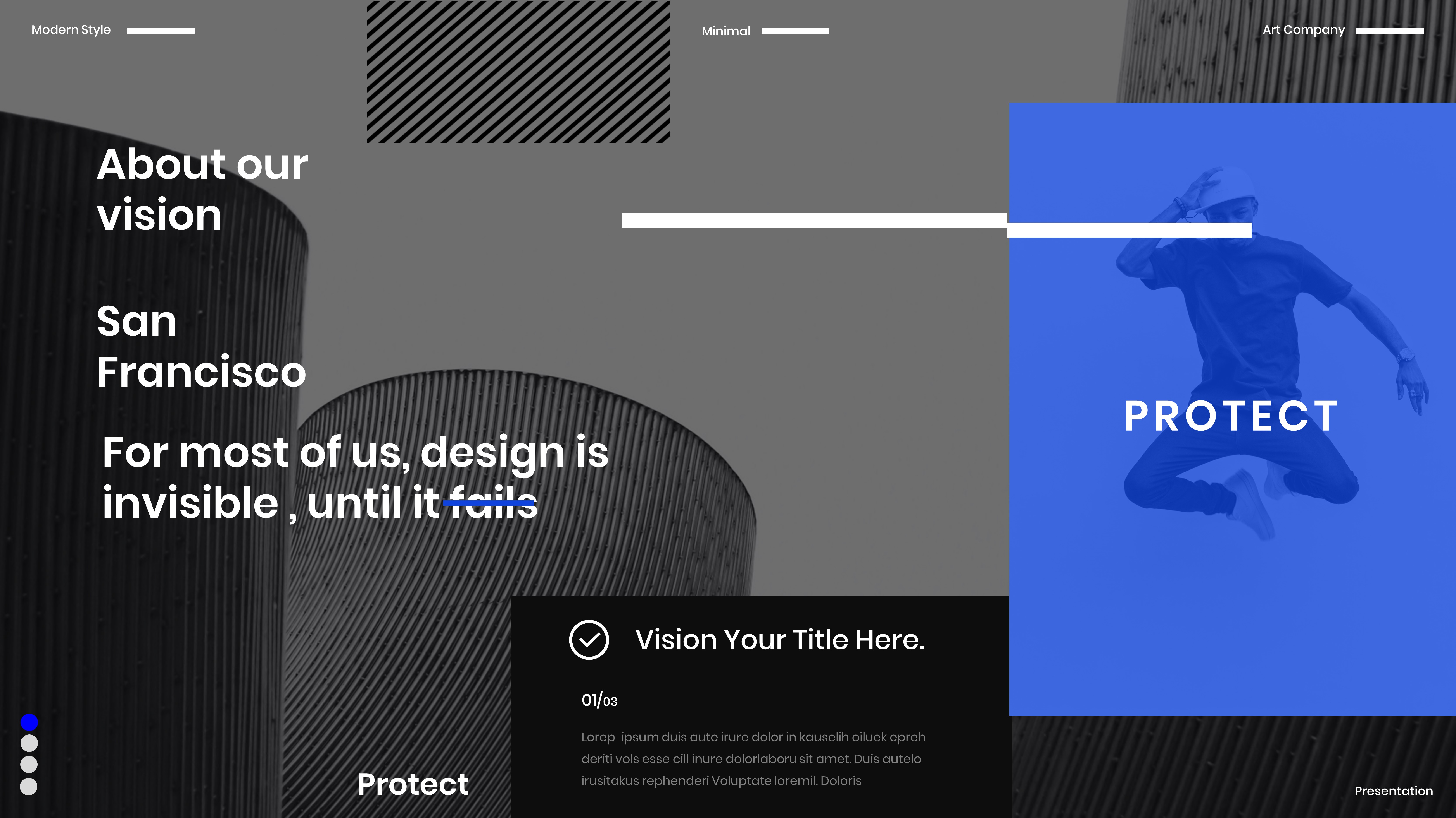 Protect Business Google Slides Template, Presentation Templates