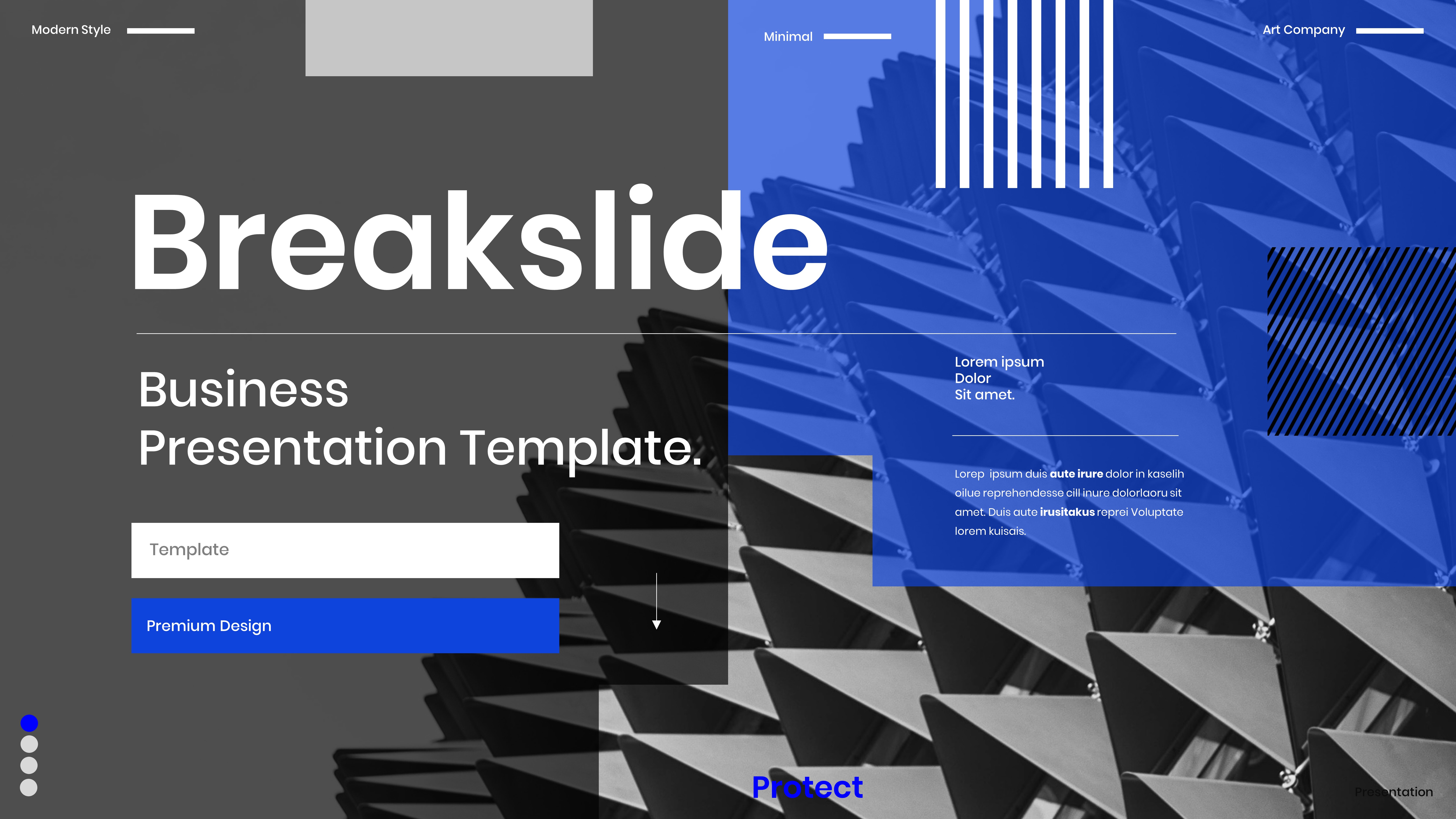 Protect Business Google Slides Template, Presentation Templates