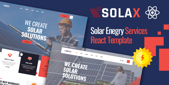 Wondrous Solax | Green Energy React Template