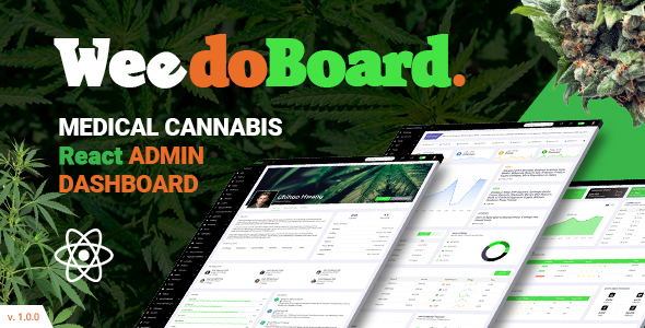 Nice Weedoboard | Cannabis Dashboard React Template