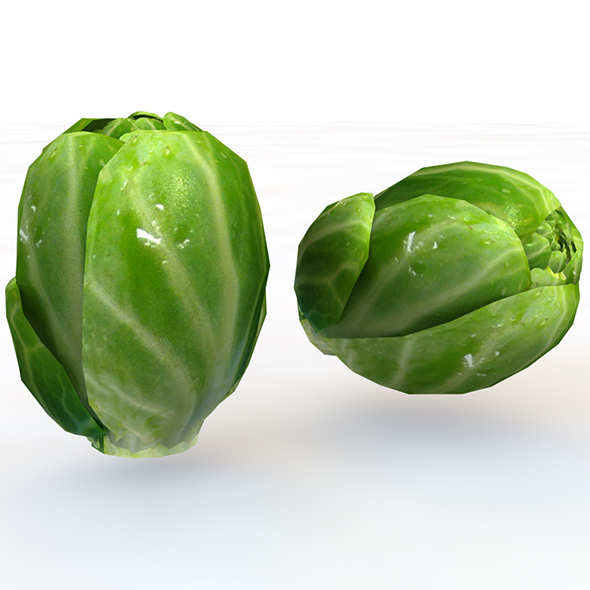 Brussels Sprouts 3d - 3Docean 34063137