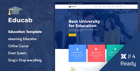 Educab - University Education Joomla 5 Template