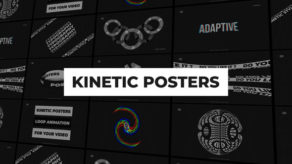 Kinetic Posters | Premiere Pro