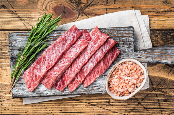 Premium Photo  Raw meat sliced in container