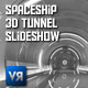 Spaceship 3d tunnel slideshow - VideoHive Item for Sale