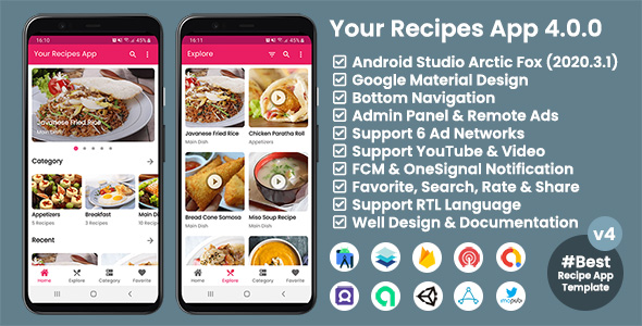 Your Recipes App - CodeCanyon 13041482