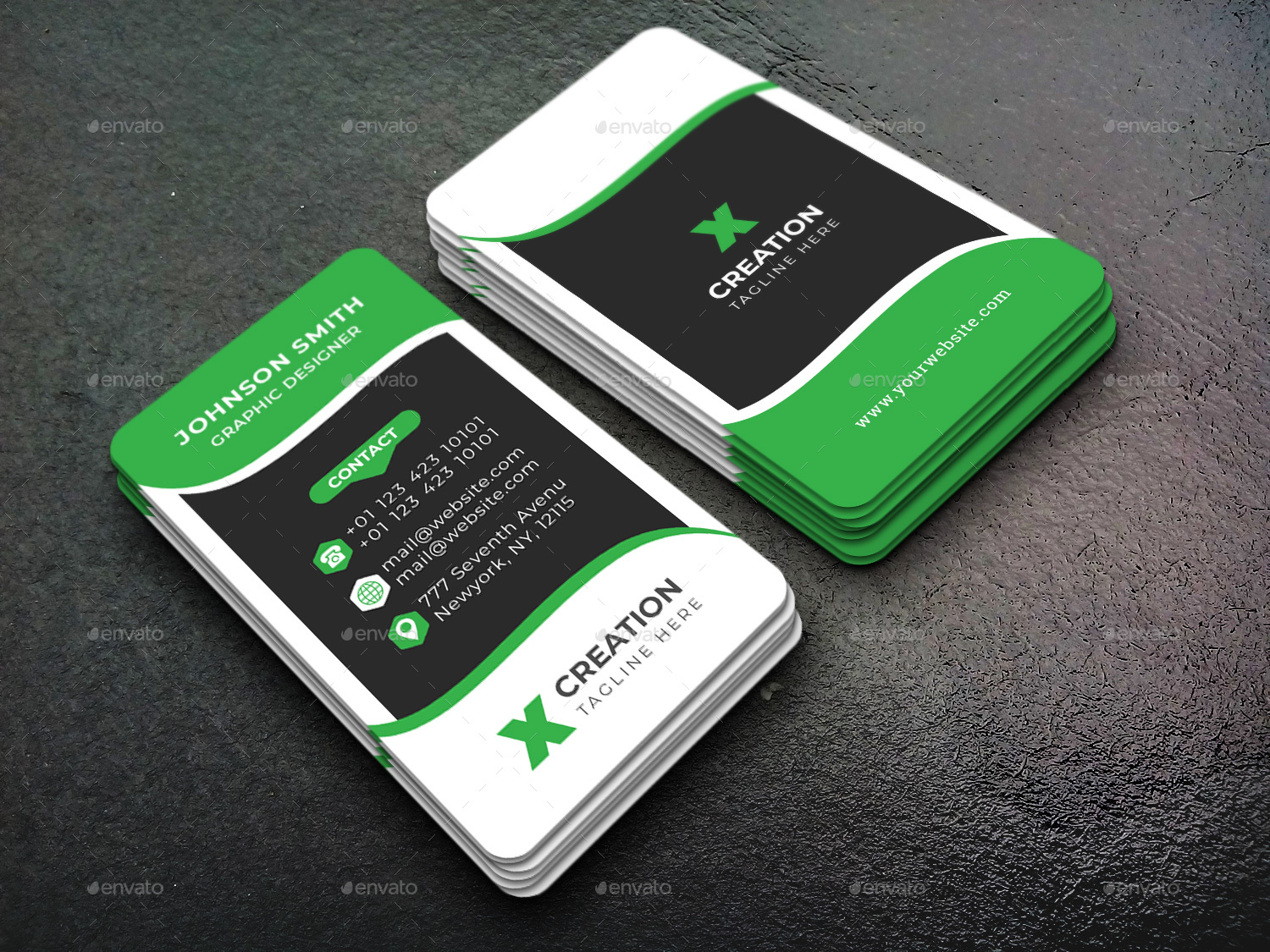 Corporate Business Card, Print Templates | GraphicRiver