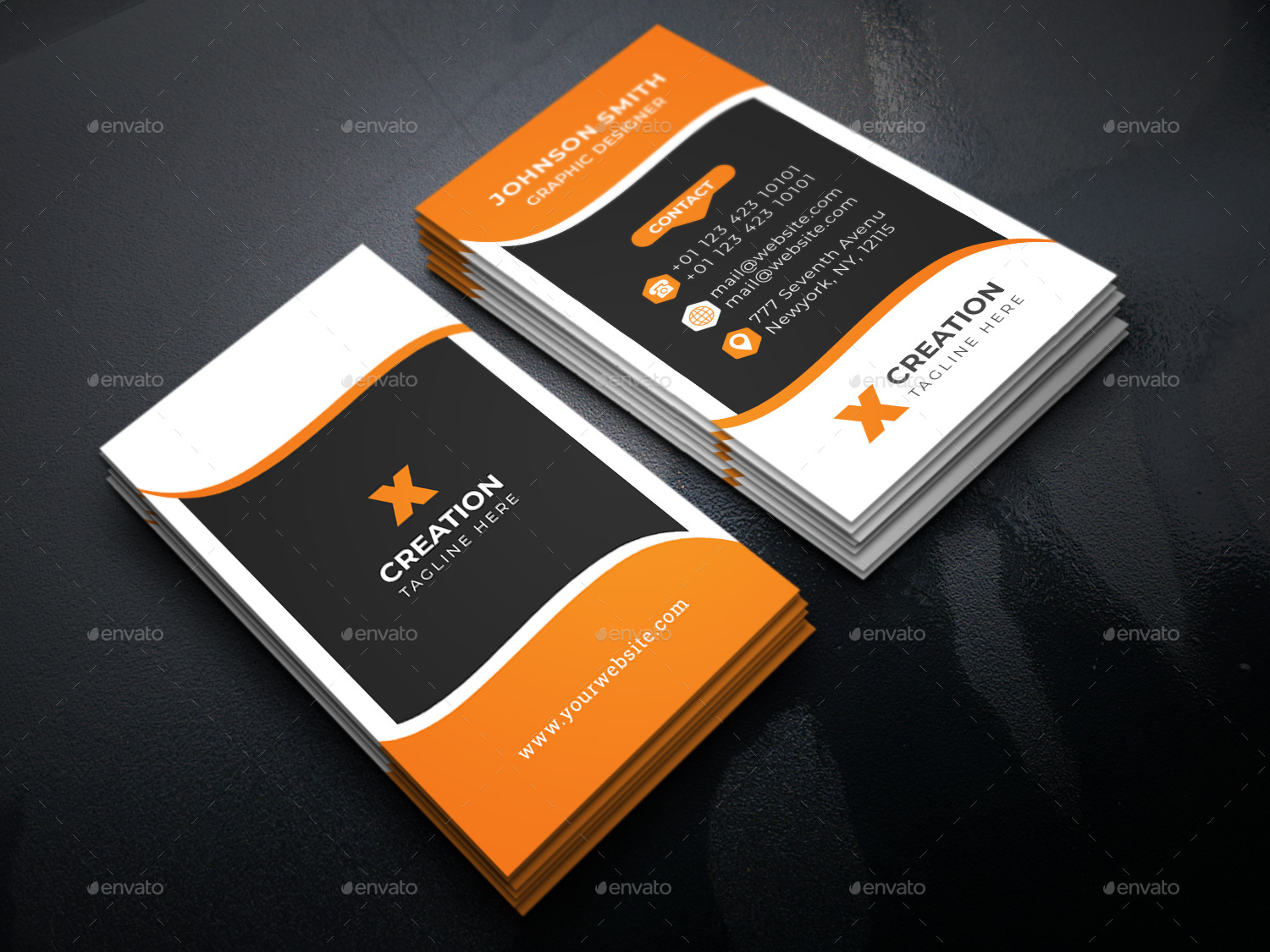 Corporate Business Card, Print Templates | GraphicRiver