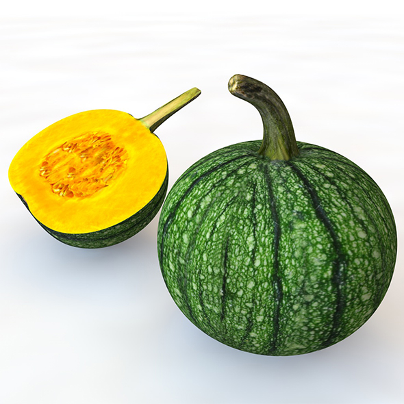 Pumpkin green 3d - 3Docean 34080474
