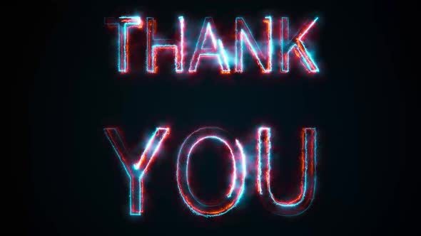 Text Thank you, Motion Graphics | VideoHive