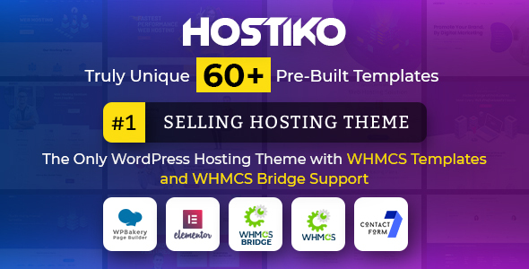 Hostiko WordPress WHMCS - ThemeForest 20786821
