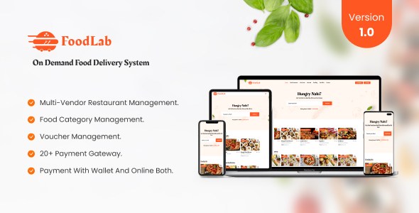 FoodLab - On demand Food Delivery System