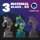 C4D - 3 GLASS MATERIAL_NO3