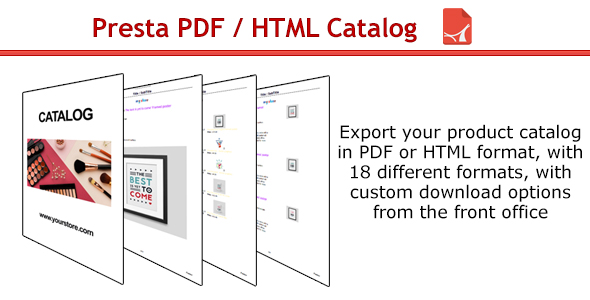 Presta PDFHTML Export - CodeCanyon 21323188