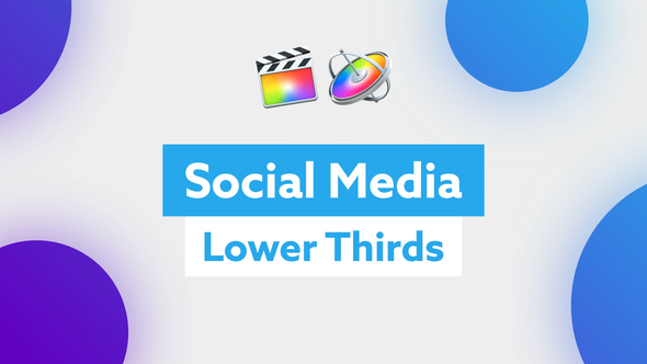 Social Media Lower Thirds for FCP X