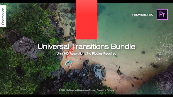 Universal Transitions Bundle For Premiere Pro