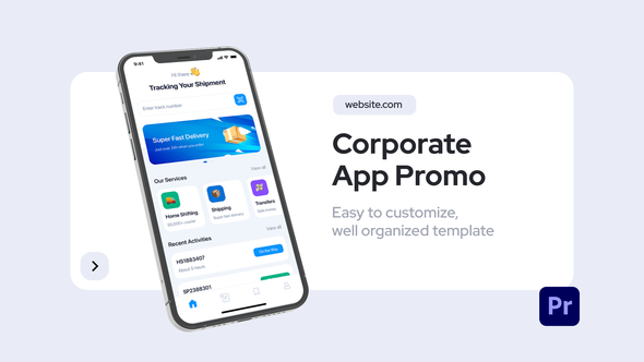 Corporate App Promo for Premiere Pro