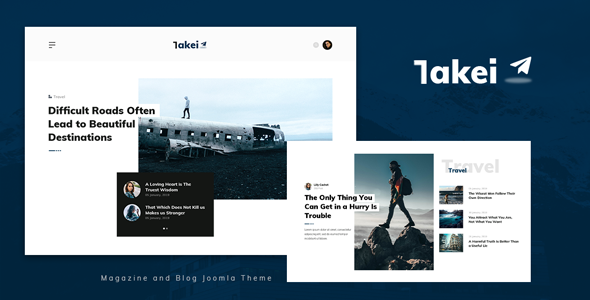 Takei - Blog and Magazine Joomla Theme