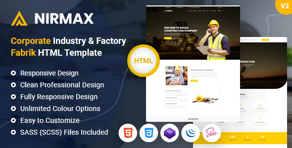 Nirmax - Corporate - ThemeForest 23507775