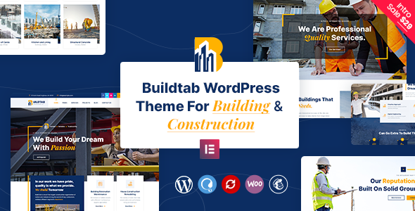 BuildTab – Construction Firm WordPress Theme