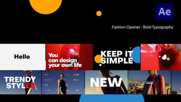 Fashion Opener | Bold Typography