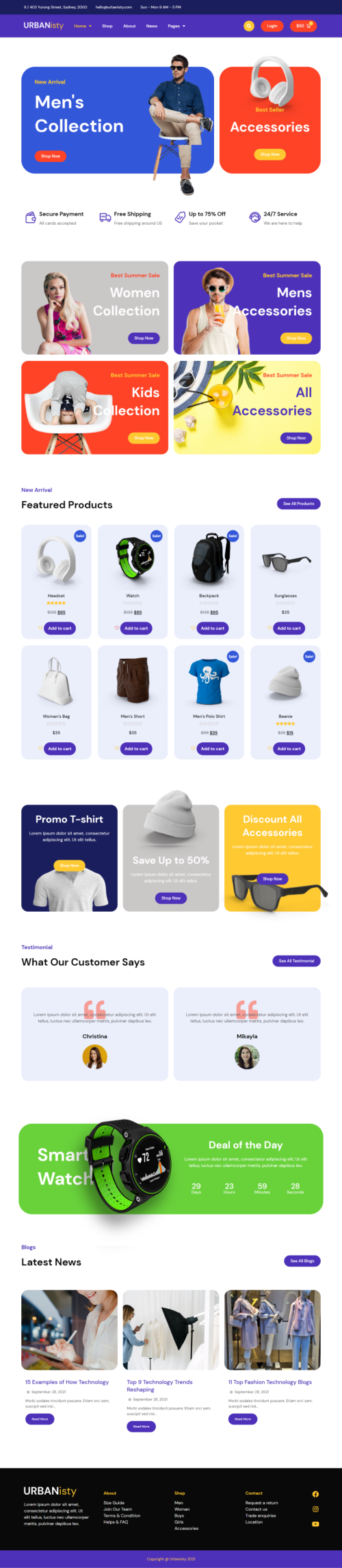 Elementor Ecommerce Templates