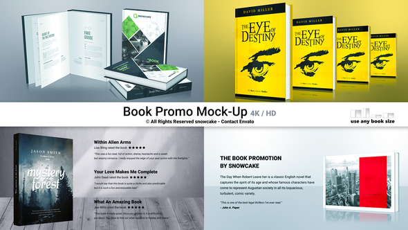 Book Promo Mock-Up Product Promo template preview